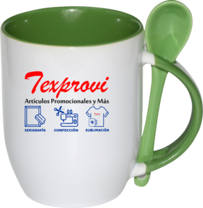 Taza con cuchara