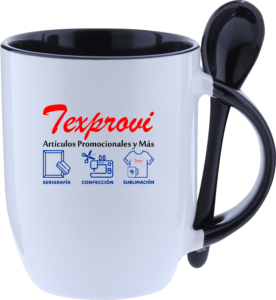 Taza con cuchara