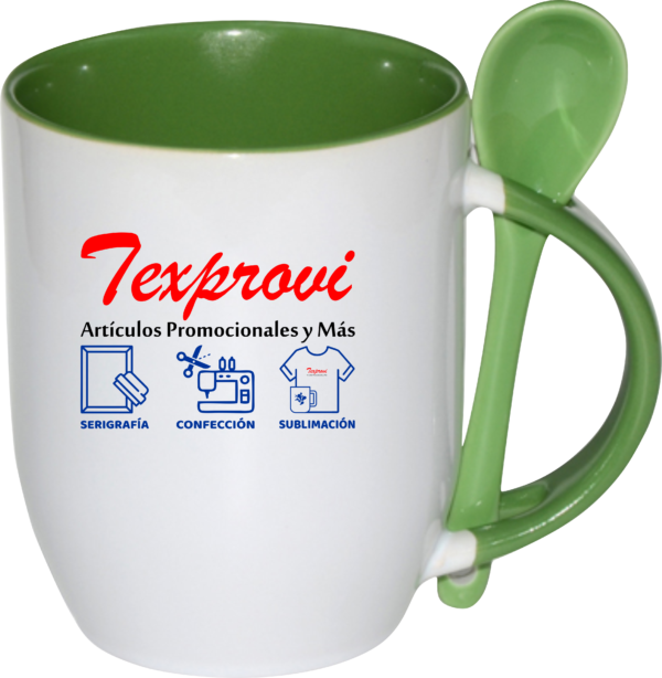 Taza con cuchara