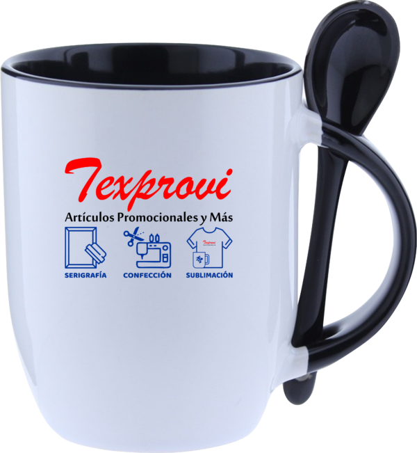Taza con cuchara